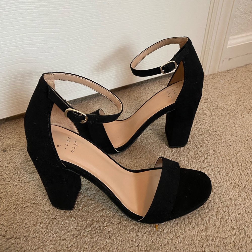 Black heels